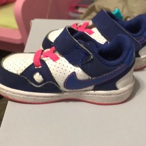 Toddler girl pink and blue nike